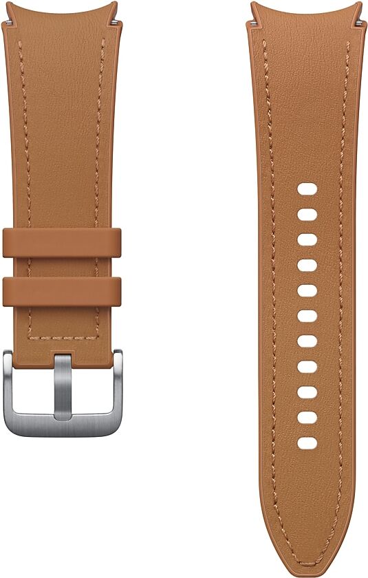 Samsung Hybrid Eco-Leather Band (S/M) for Galaxy Watch6 in Camel (ET-SHR95SDEGEU)