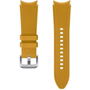 Samsung Galaxy Watch4/Watch4 Classic Hybrid Leather Strap (S/M) in Mustard (ET-SHR88SYEGEU)