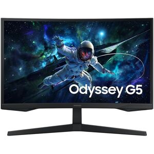 Samsung 27" Odyssey G55C, QHD, 165Hz Curved Gaming Monitor in Black (LS27CG552EUXXU)