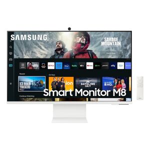 Samsung 27" M80C, USB-C, UHD Warm White Smart Monitor with Speakers & Remote (LS27CM801UUXXU)