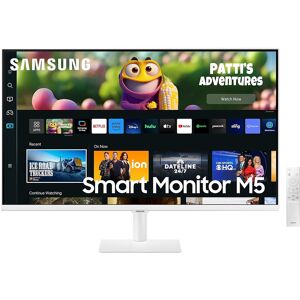 Samsung 32" M50C FHD White Smart Monitor with Speakers & Remote (LS32CM501EUXXU)