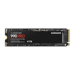 Samsung 990 PRO PCIe 4.0 NVMe M.2 SSD in Black (MZ-V9P4T0BW)