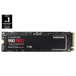 Samsung 980 PRO NVMe M.2 SSD 1TB in Black (MZ-V8P1T0BW)