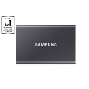 Samsung Portable SSD T7 USB 3.2 2TB in Titan Grey (MU-PC2T0T/WW)