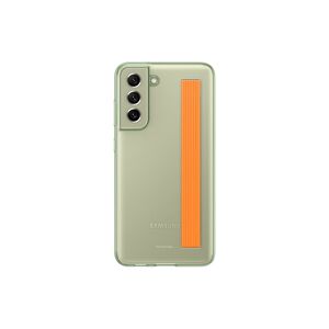 Samsung Galaxy S21 FE Clear Cover with Strap in Olive