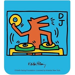 Samsung Keith Harring 'Music' contents card for Z Flip5 FlipSuit Case in Blue (GP-TOF731SBCCW)