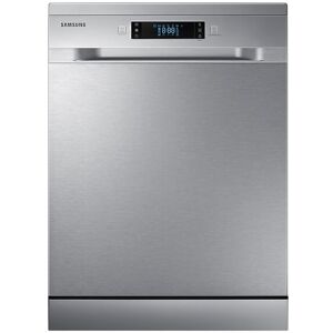 Samsung Full Size Dishwasher Freestanding with 14 Place Settings Silver (DW60M6050FS/EU)