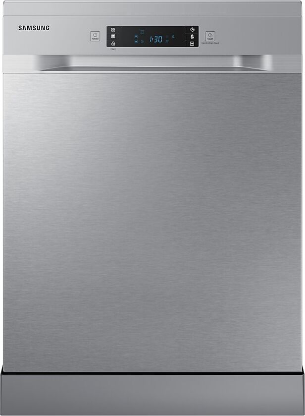 Samsung Series 7 DW60CG550FSREU Freestanding 60cm Dishwasher with Auto Door, 14 Place Setting in Silver