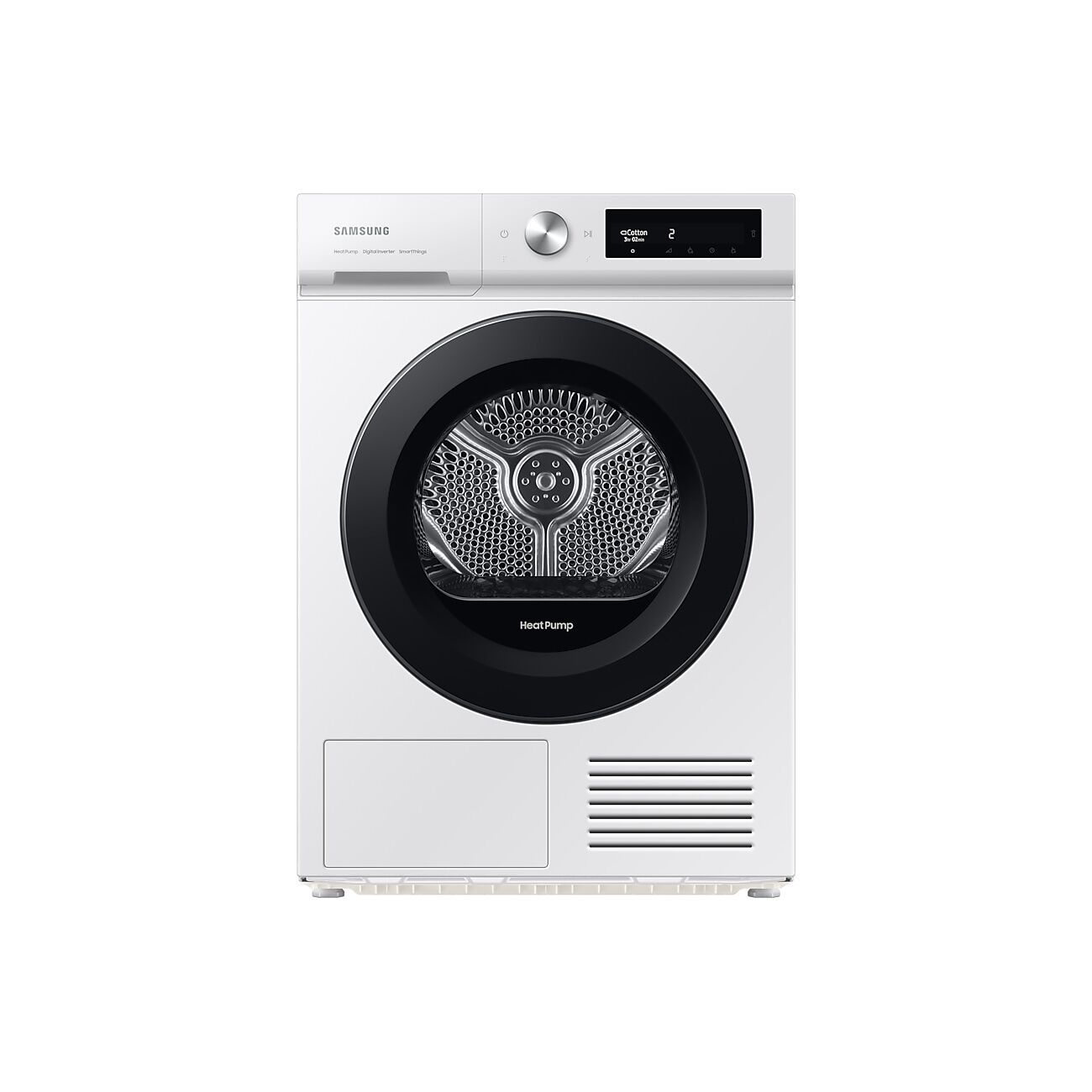 Samsung Bespoke AI™ Series 5+ DV90BB5245AWS1 with OptimalDry™, Heat Pump Tumble Dryer, 9kg in White