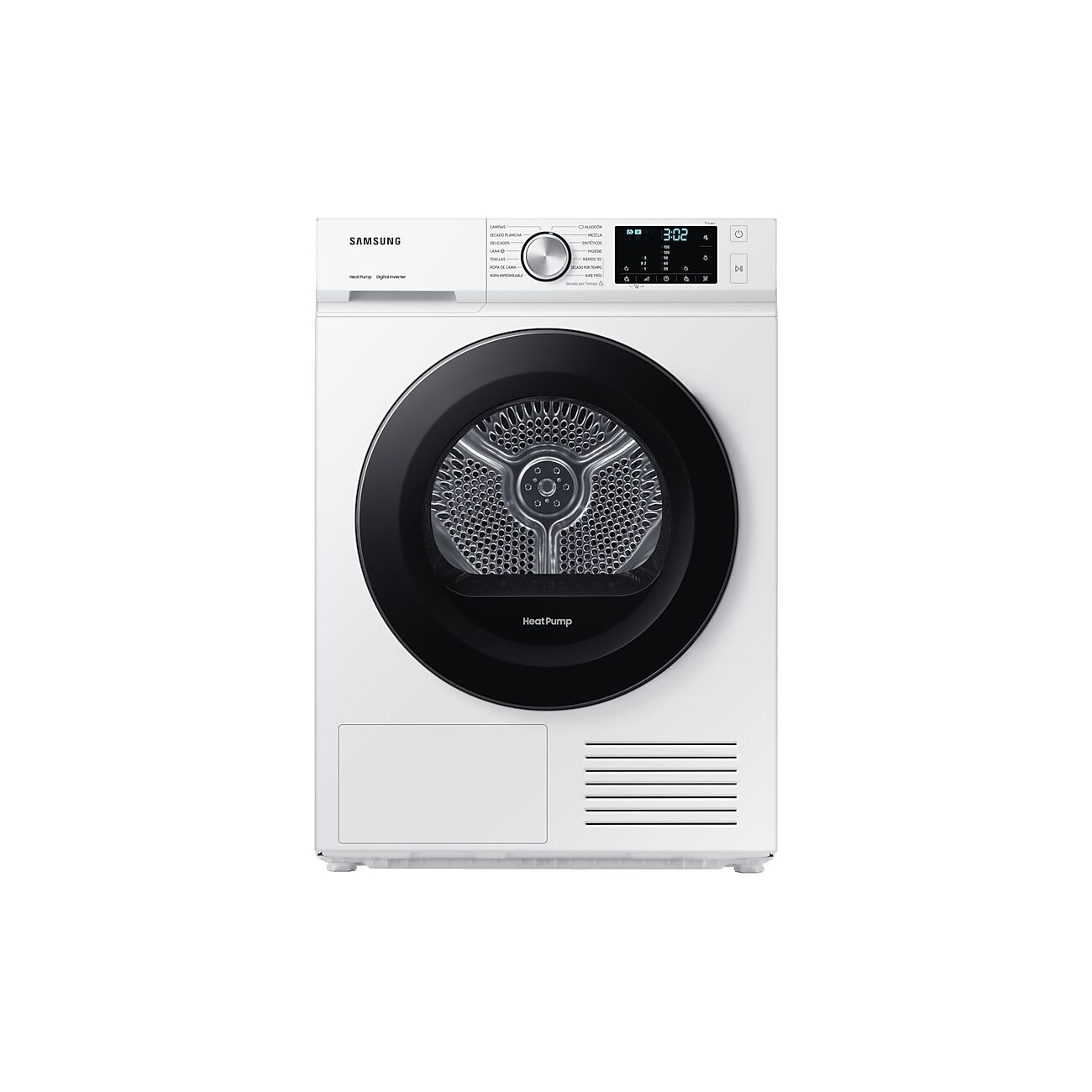 Samsung Bespoke AI™ Series 5+ DV90BBA245AWE with OptimalDry™, Heat Pump Tumble Dryer, 9kg in White