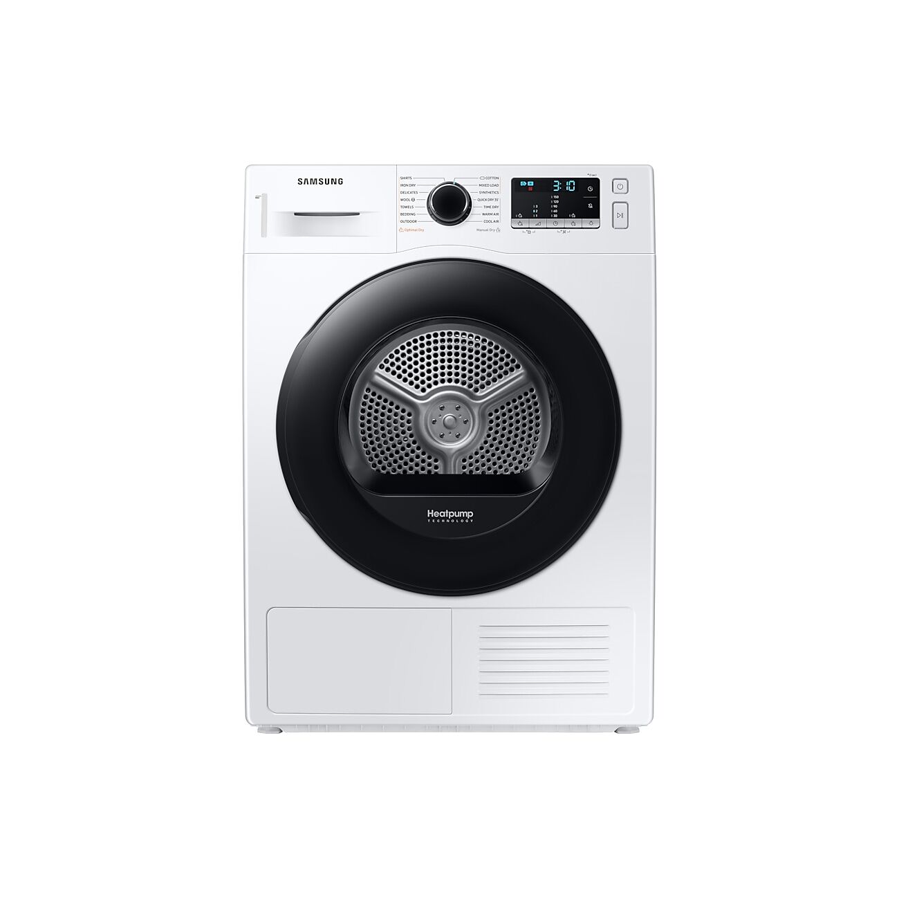Samsung DV5000 Heat Pump Tumble Dryer A++, 8kg in White (DV80TA020AE/EU)