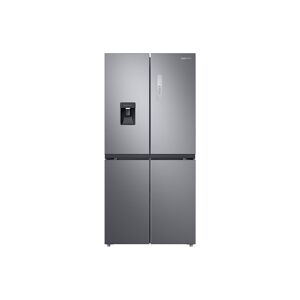 Samsung RF48A401EM9/EU French Style Fridge Freezer with Twin Cooling Plus - Gentle Silver Matt in Grey