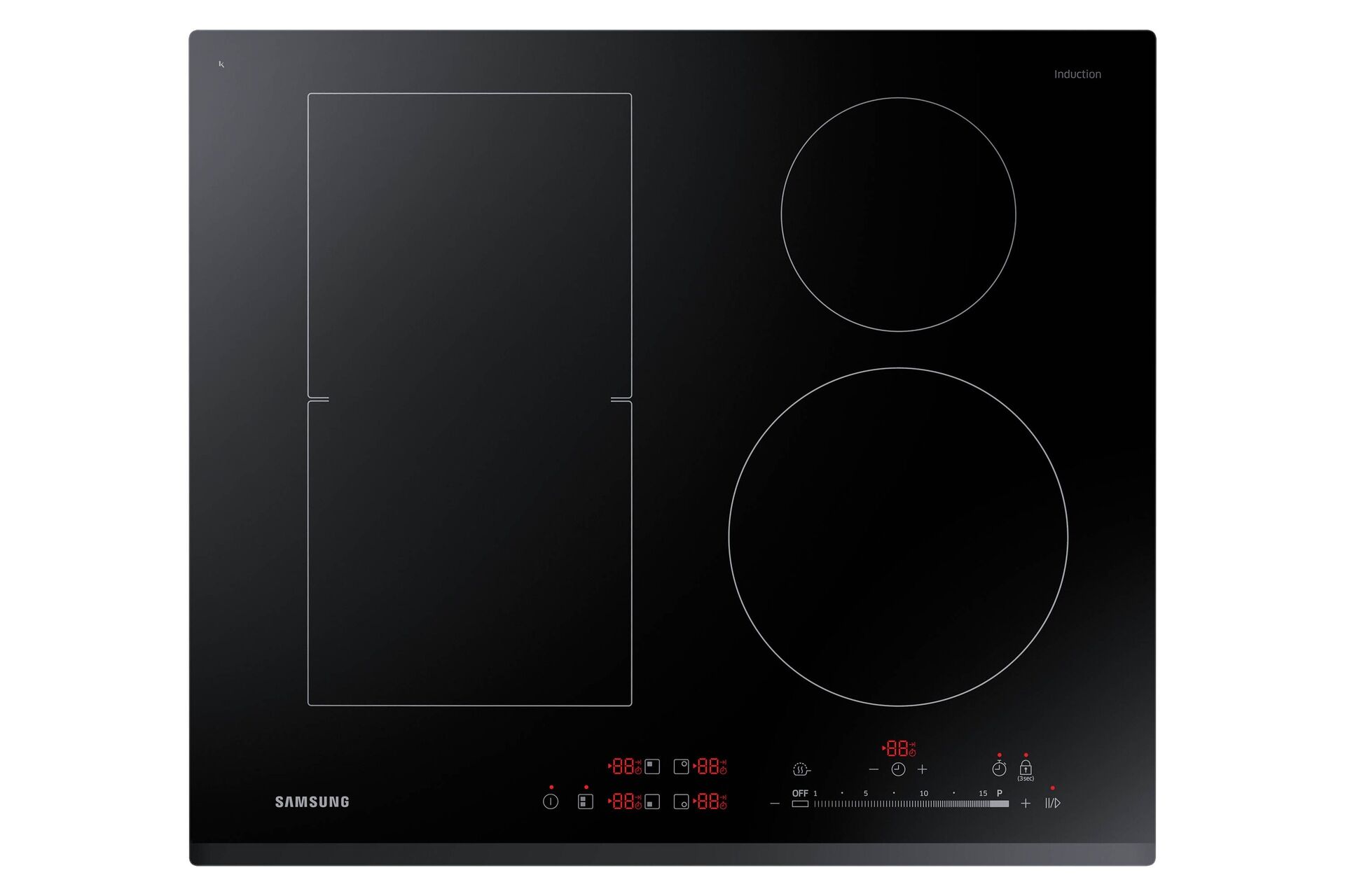 Samsung Induction Hob with Flex Zone NZ6000K Black (NZ64K5747BK/EU)