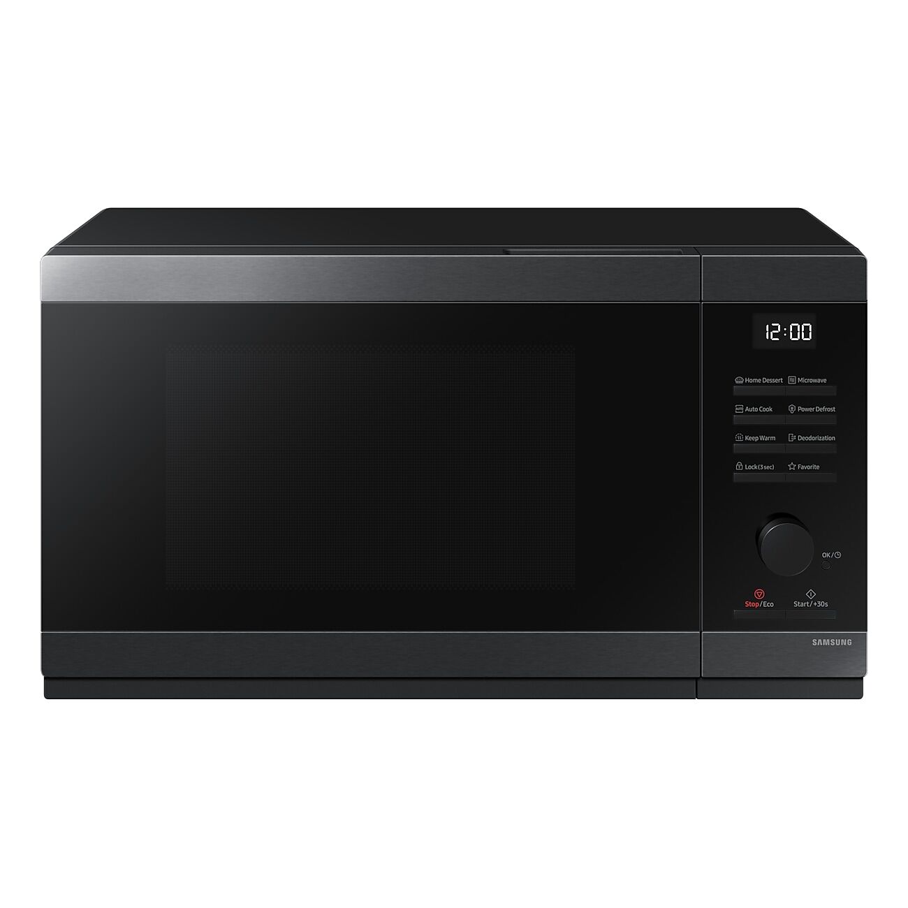 Samsung MS32DG4504GGE3 Large Capacity Solo Microwave Oven with Steam, 32L in Black