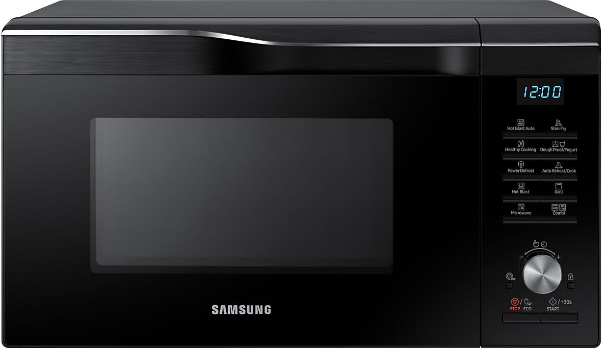 Samsung Black 28L Convection Microwave Oven With HotBlast