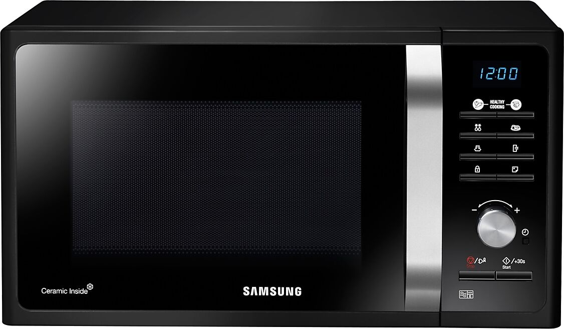 Samsung Black MWF300G Solo Microwave Oven with Healthy Cooking, 23 L