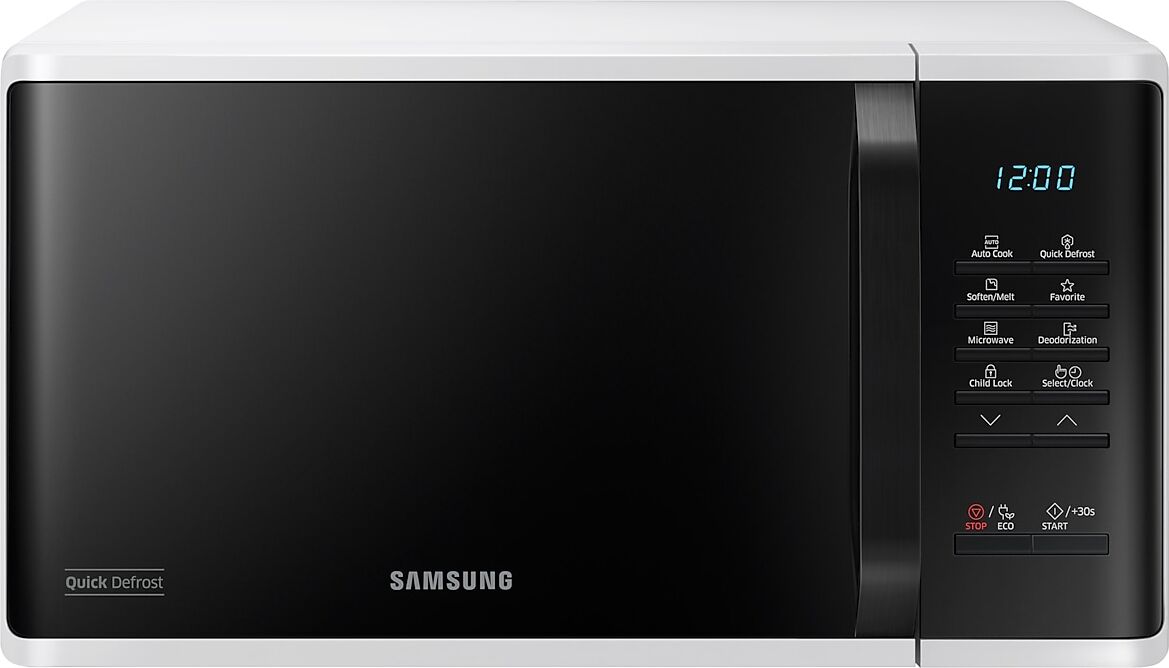 Samsung MW3500K Solo Microwave Oven with Quick Defrost, 23L in White (MS23K3513AW/EU)