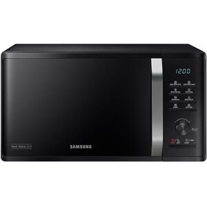 Samsung Black MW3500K Microwave Oven with Heat Wave Grill, 23L