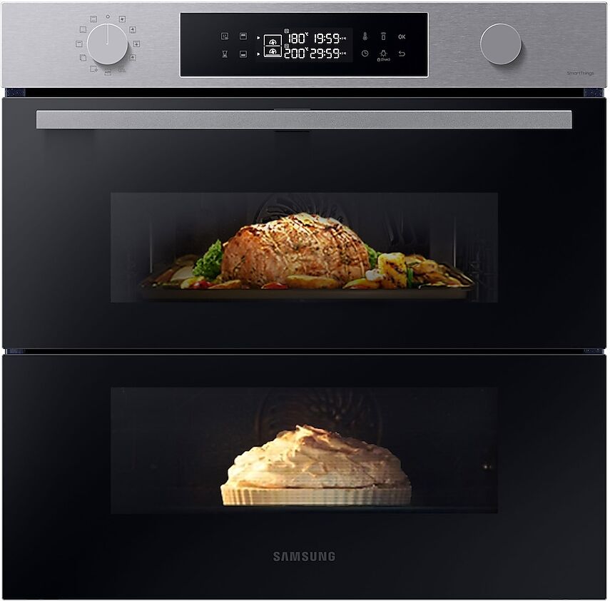 Samsung NV7B45205AS Series 4 Smart Oven with Dual Cook Flex in Silver