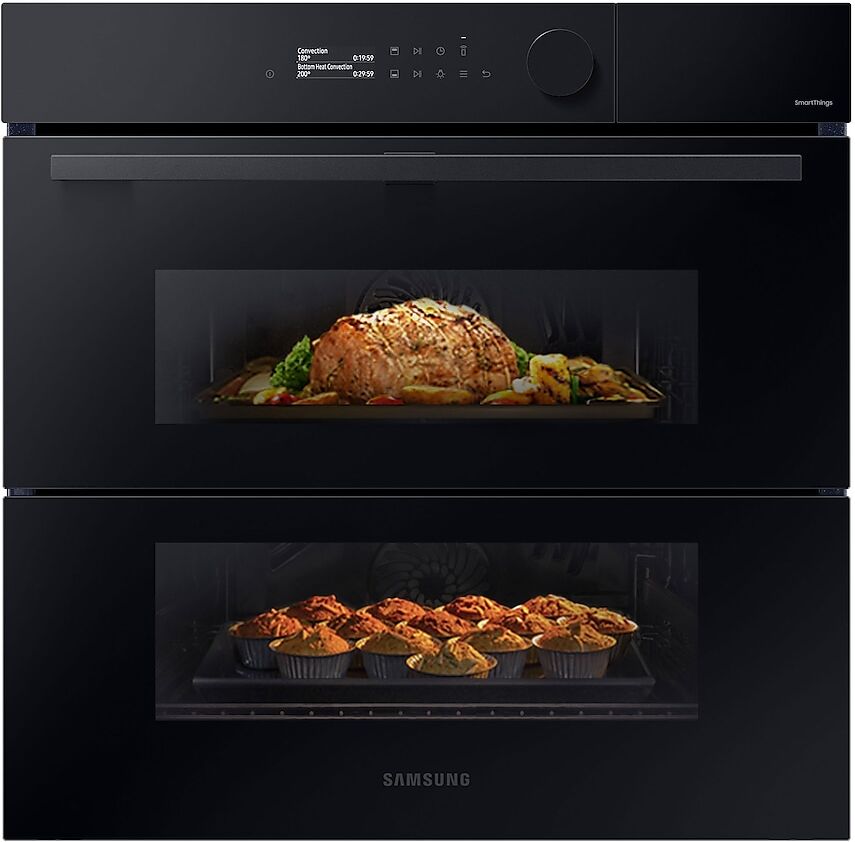 Samsung NV7B5775XAK Series 5 Smart Oven with Dual Cook Flex & Steam Assist Cooking in Black