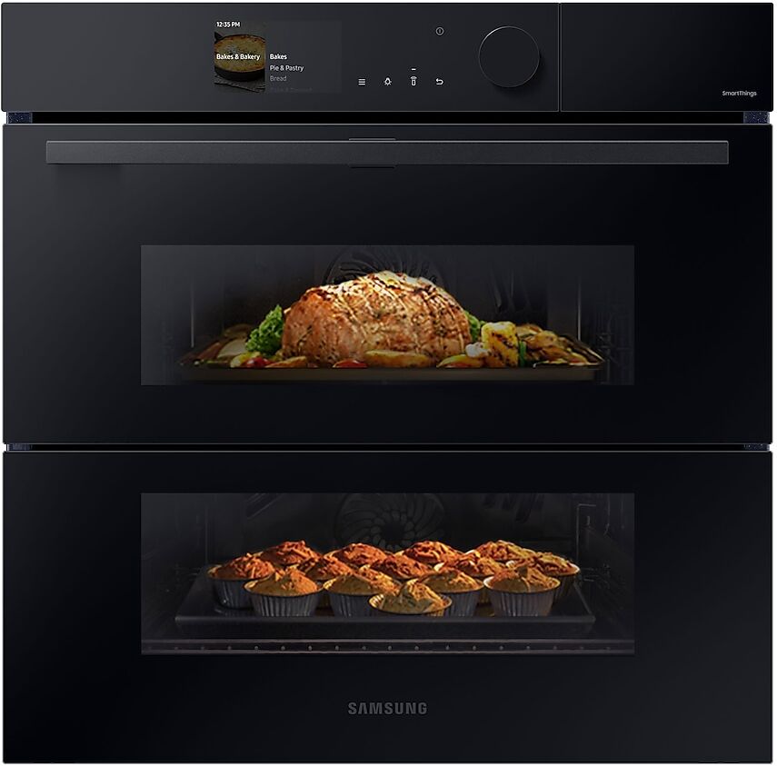 Samsung Bespoke Series 6 NV7B6785JAK/U4 Oven with Dual Cook Flex - Black Glass