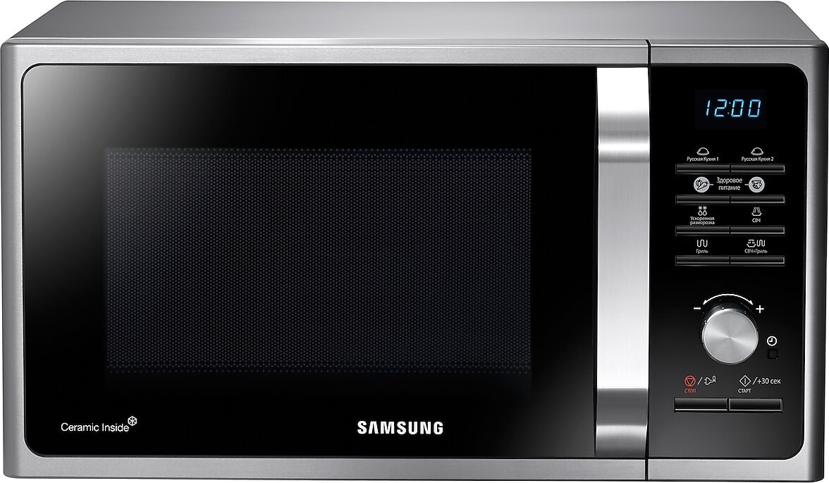 Samsung MWF300G 23L Black Solo Microwave Oven with Healthy Cooking