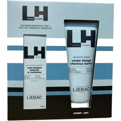 Lierac Homme Energizing Moisturizing Gel Set - Moisturizer & Shower Gel Lierac Homme Energizing Moisturizing Gel Set - Moisturizer & Shower Gel