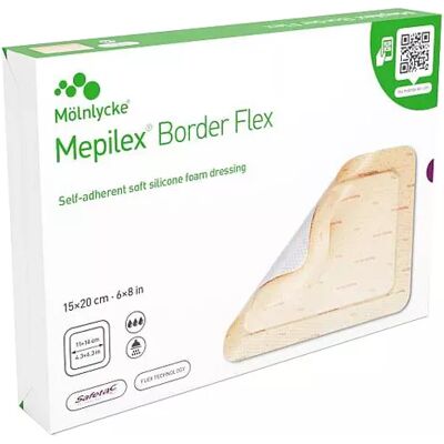 Molnlycke Mepilex Border Flex - Foam Dressings 15x20cm - Wound Care Molnlycke Mepilex Border Flex - Foam Dressings 15x20cm - Wound Care
