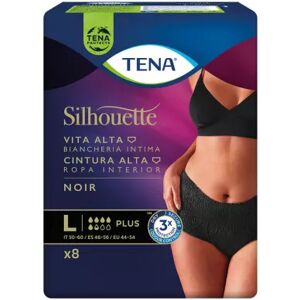 Tena Silhouette High Waist Black L x9 Tena Silhouette High Waist Black L x9