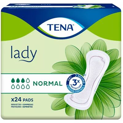 TENA Lady Normal - Incontinence Pads - 24 pcs TENA Lady Normal - Incontinence Pads - 24 pcs