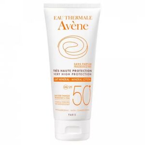 Avène Sun Mineral Milk 50+ For intolerant and allergic skin. Package of 100ml
