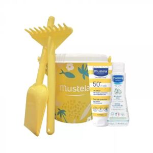 Mustela Sun Milk Protection Kit SPF50+ and Body and Hair Washing Gel