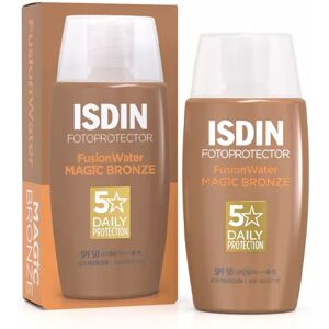 Isdin Fusion Water Color Bronze SPF50 Sunscreen for Skin - Unisex Isdin Fusion Water Color Bronze SPF50 Sunscreen for Skin - Unisex