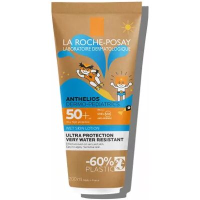 La Roche-Posay Anthelios Wet Skin SPF50+ Sunscreen Lotion for Children La Roche-Posay Anthelios Wet Skin SPF50+ Sunscreen Lotion for Children