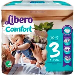 Libero Comfort 3 Diaper 5-9kg Pack 6 x30