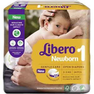 Libero Newborn 1 Diaper 2-5Kg Pack 4 x24