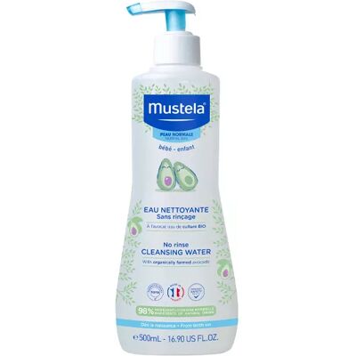 Mustela No Rinse Cleansing Water - Face & Diaper Area - 500ml Mustela No Rinse Cleansing Water - Face & Diaper Area - 500ml