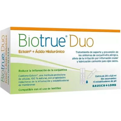 Bausch+Lomb Biotrue Duo Eye Drops 20x0.5ml Bausch+Lomb Biotrue Duo Eye Drops 20x0.5ml