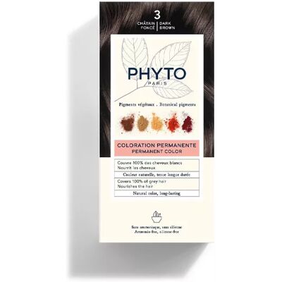 Phytocolor Coloring 3 Dark Brown Phytocolor Coloring 3 Dark Brown