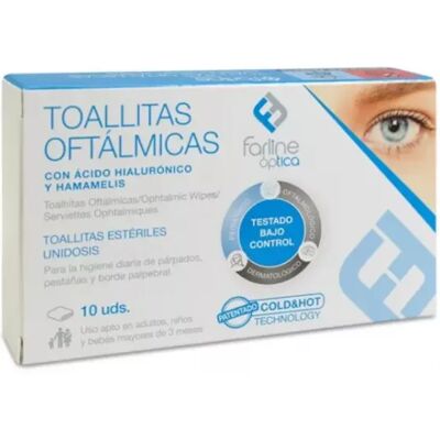Farline Optica Eye Wipes - Refreshing & Soothing - 10 pcs Farline Optica Eye Wipes - Refreshing & Soothing - 10 pcs