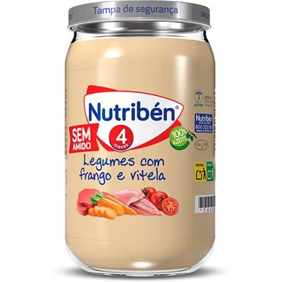 Nutriben Baby Food Pouch - Natural, Gluten-Free, 4+ Months Nutriben Baby Food Pouch - Natural, Gluten-Free, 4+ Months