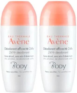 Avène Body Deodorant Duo Efficacy 24H 2 x50ml With 50% Discount On The 2nd Package