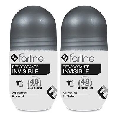 Farline Invisible Roll-on Deodorant Duo - 48h Protection Farline Invisible Roll-on Deodorant Duo - 48h Protection