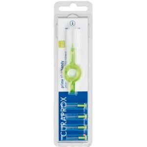 Curaprox Prime Plus Handy CPS011 5 Units + Green Handle Curaprox Prime Plus Handy CPS011 5 Units + Green Handle