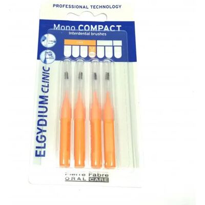 Elgydium Mono Compact Orange 1,2mm - Toothbrush Elgydium Mono Compact Orange 1,2mm - Toothbrush