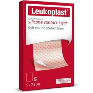 Leukoplast Silicone Contact Layer x5 - 5 x 7.5cm