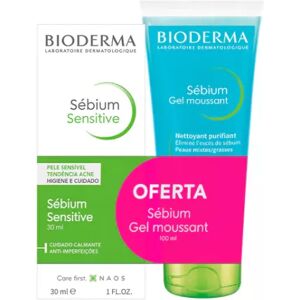 Bioderma Sébium Sentive 30ml With Offer Of Sébium Gel Moussant 100ml