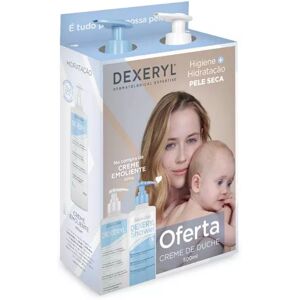 Ducray Dexeryl Cream 500ml + Shower Cream 500ml