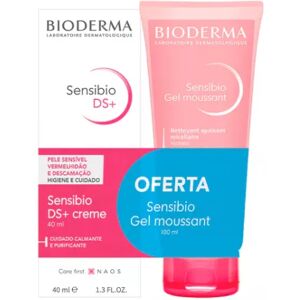 Bioderma Sensibio DS+ Cream 40ml With Offer Of Sensibio Gel Moussant 100ml