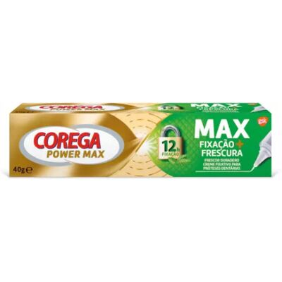 Corega Power Max Fixation + Freshness Cream - Denture Fixative Corega Power Max Fixation + Freshness Cream - Denture Fixative